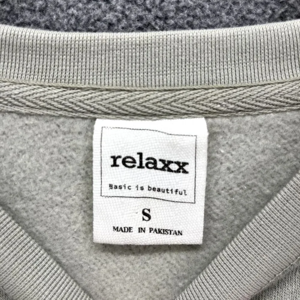 Relaxx Sweatshirt Womens Small‎ Cowgirl Graphic oversized Crop Top Sweater
